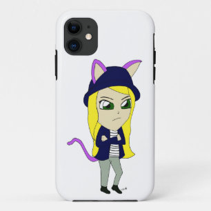 chibi catgirl iPhone 11 case