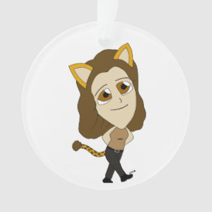 chibi catgirl ornament
