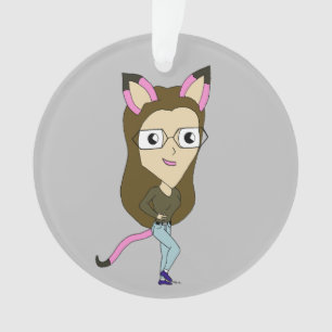 chibi catgirl ornament