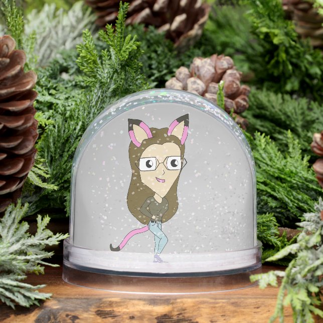 chibi catgirl  snowglobe (Winter)