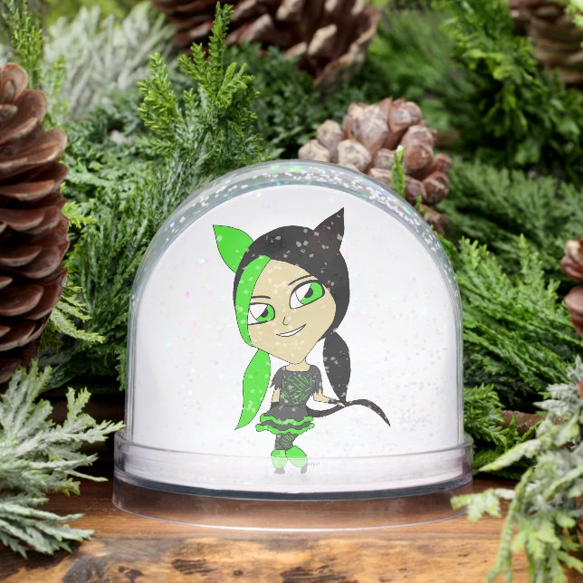 chibi catgirl    snowglobe (Winter)