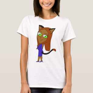 chibi catgirl   T-Shirt