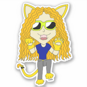 Chibi Catgirl with paws