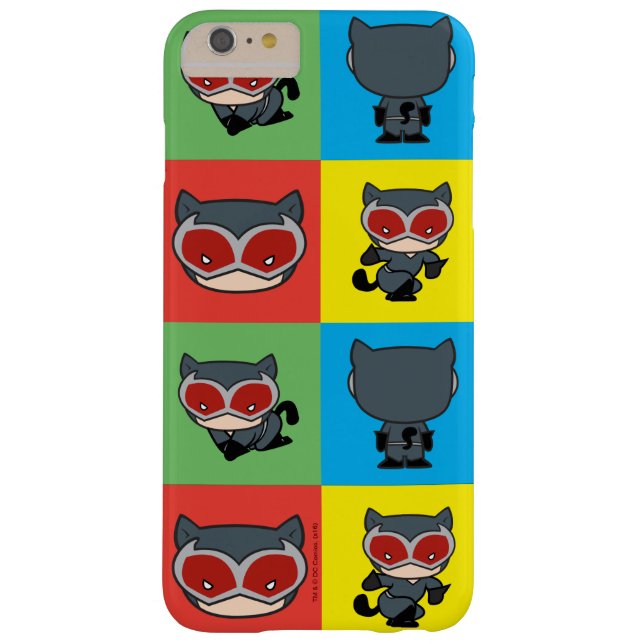 Chibi Catwoman Character Poses Case-Mate iPhone Case (Back)