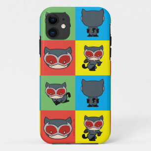 Chibi Catwoman Character Poses iPhone 11 Case