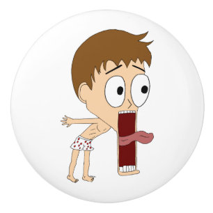 chibi ceramic knob