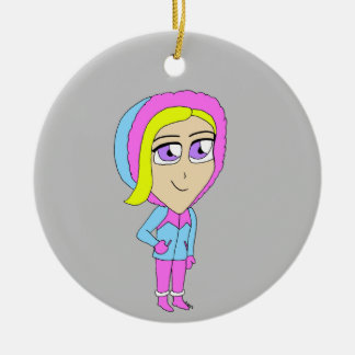 chibi     ceramic ornament