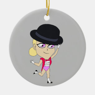 chibi    ceramic ornament