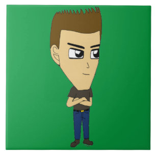 chibi ceramic tile
