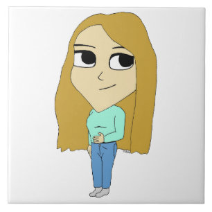 chibi ceramic tile
