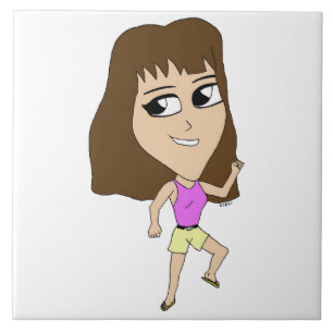 chibi ceramic tile