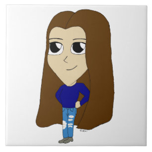 chibi ceramic tile