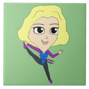 chibi ceramic tile