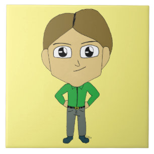 chibi ceramic tile