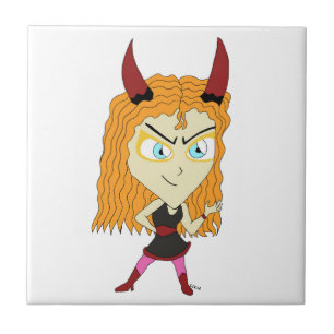 chibi ceramic tile