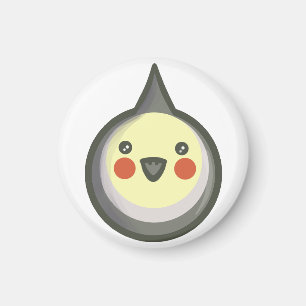 Chibi Cockatiel Magnet