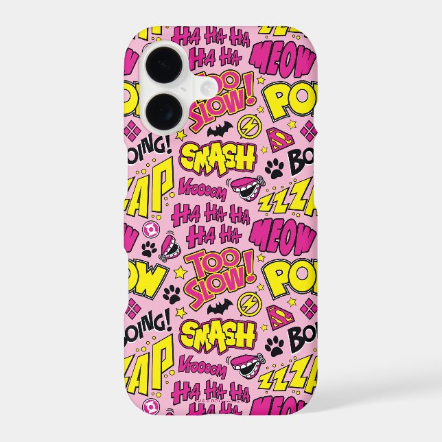 Chibi Comic Phrases and Logos Pattern (Back)