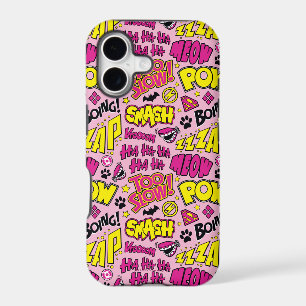Chibi Comic Phrases and Logos Pattern