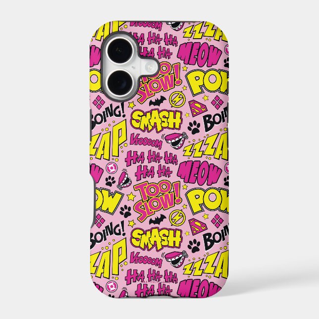 Chibi Comic Phrases and Logos Pattern (Back)