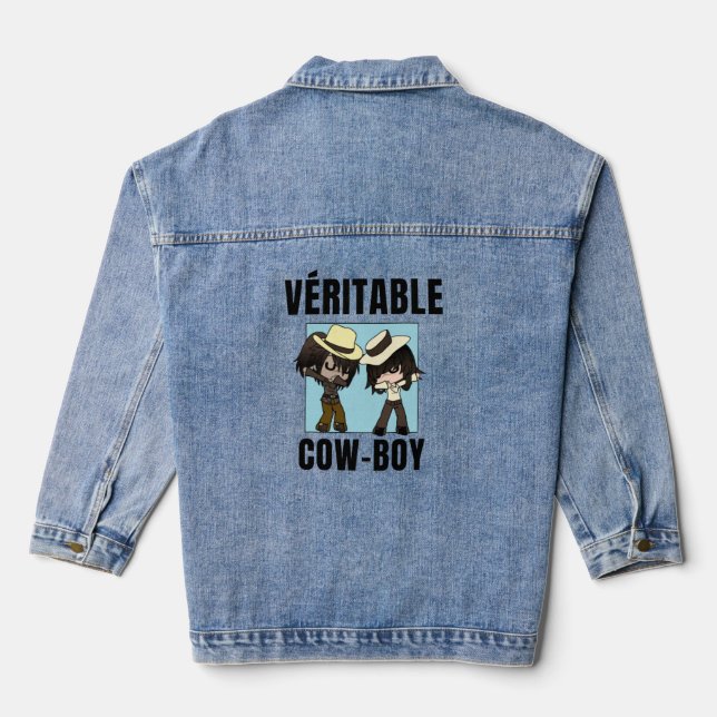 chibi cowboy jacket (Back)