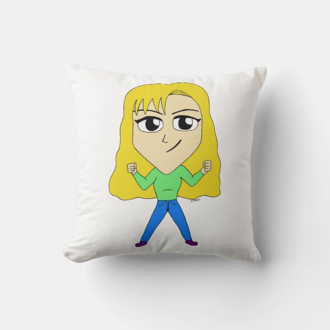 chibi    cushion (Front)