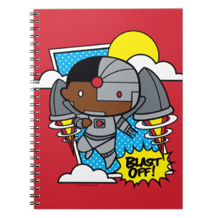 Chibi Cyborg Blast Off! Notebook
