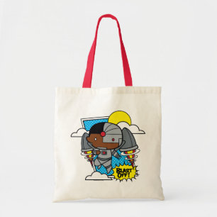 Chibi Cyborg Blast Off! Tote Bag