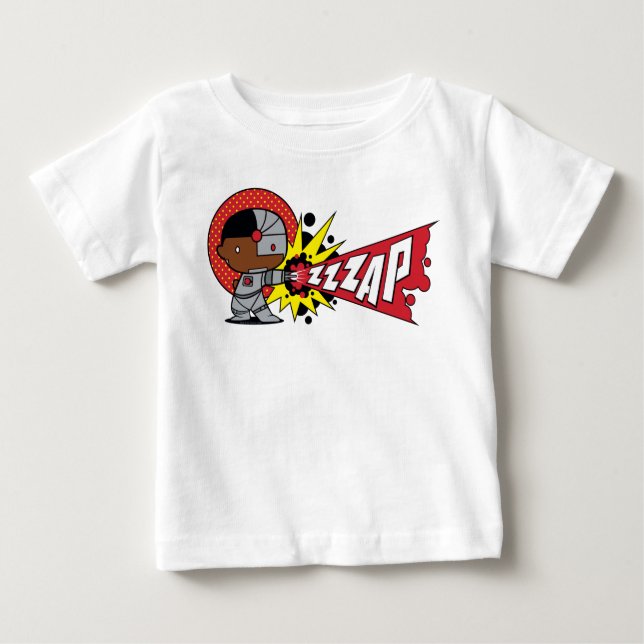 Chibi Cyborg's Cybernetic Cannon Baby T-Shirt (Front)