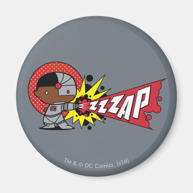 Chibi Cyborg's Cybernetic Cannon Magnet (Front)