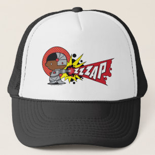 Chibi Cyborg's Cybernetic Cannon Trucker Hat