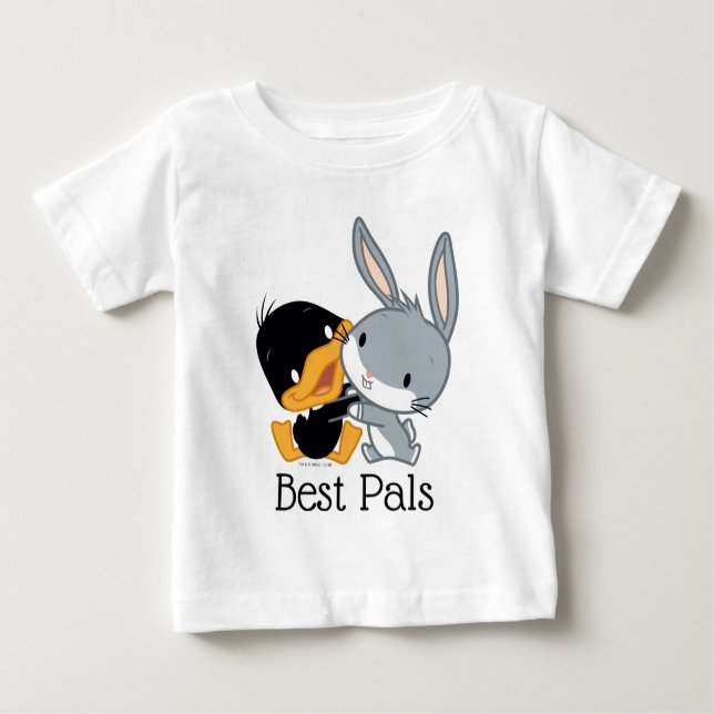Chibi DAFFY DUCK™ & BUGS BUNNY™ Baby T-Shirt (Front)