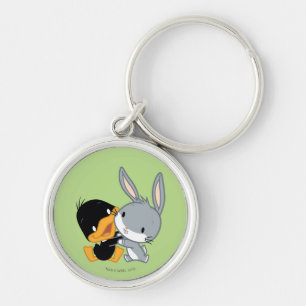 Chibi DAFFY DUCK™ & BUGS BUNNY™ Key Ring