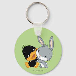 Chibi DAFFY DUCK™ & BUGS BUNNY™ Key Ring