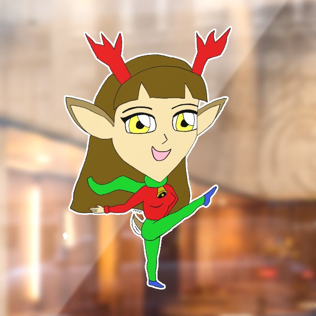chibi dancing reindeer girl (Sheet 2)