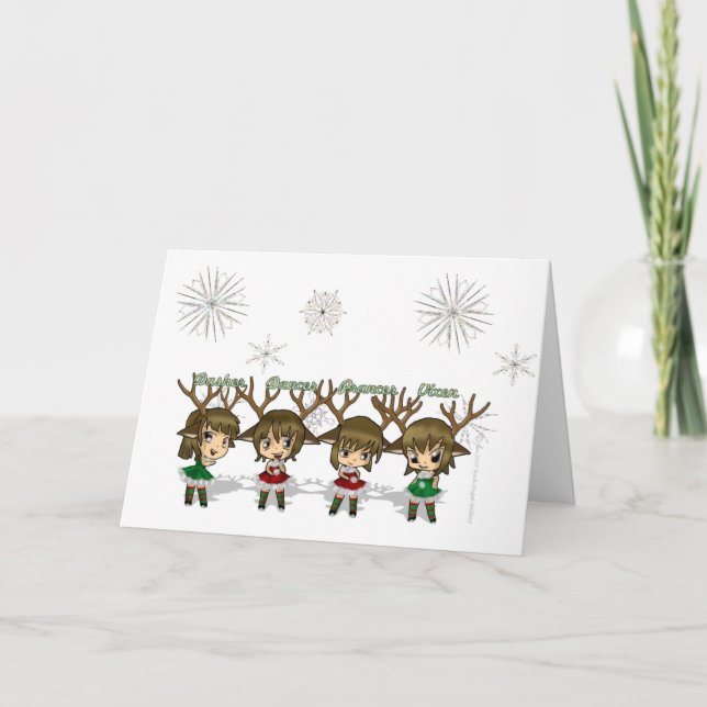 Chibi Deer Card (Front)