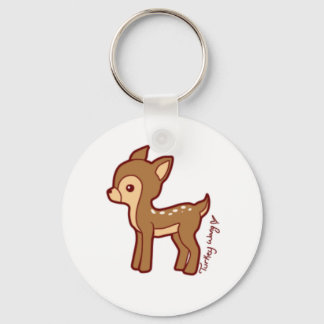 chibi deer key ring