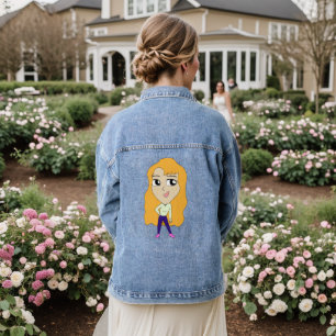 chibi denim jacket