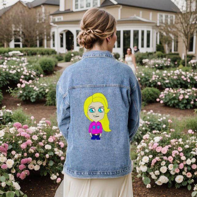 chibi     denim jacket (Wedding Back)