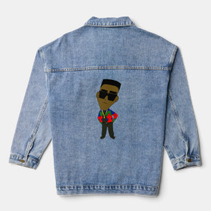chibi denim jacket
