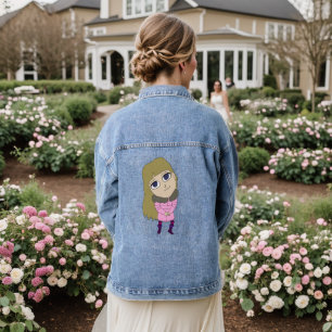 chibi   denim jacket