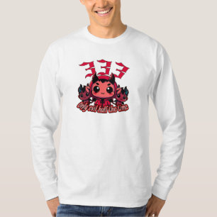 Chibi Devil - 333 Only evil half the time T-Shirt