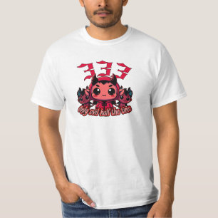 Chibi Devil - 333 Only evil half the time T-Shirt
