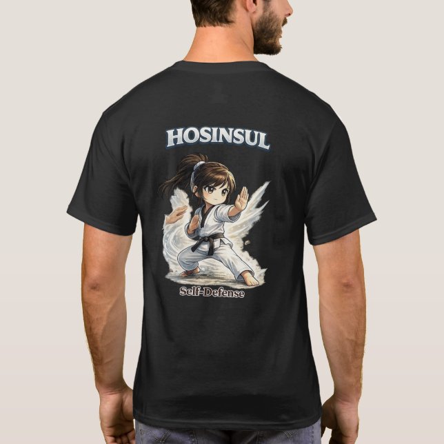 Chibi Dojo Hosinsul Self-Defence T-Shirt (Back)