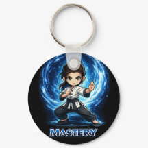 Chibi Dojo Mastery Flow Keychain