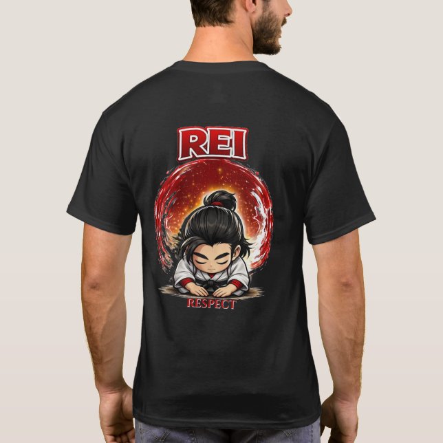 Chibi Dojo Rei Respect T-Shirt (Back)