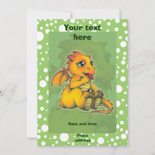 Chibi Dragon Invitation