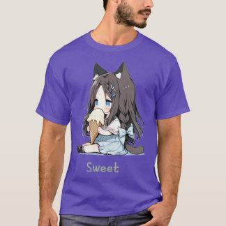 Chibi eat ice cream T-Shirt