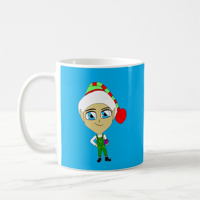 chibi elf    coffee mug (Left)