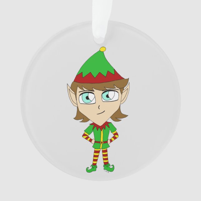 chibi elf   ornament (Front)