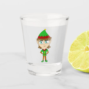 chibi elf   shot glass